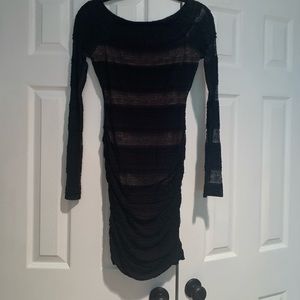 NWOT BCBGMAXAZRIA Black Lace Dress